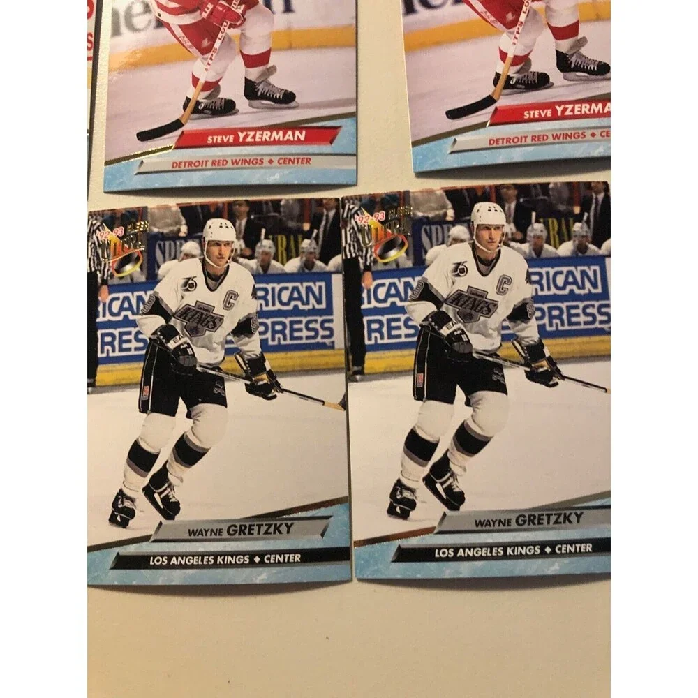 NHL Fleer Series 1 Cards Lot of 205 cards Inlcuding Gretzky-Lemieux-Bourqu-Neely